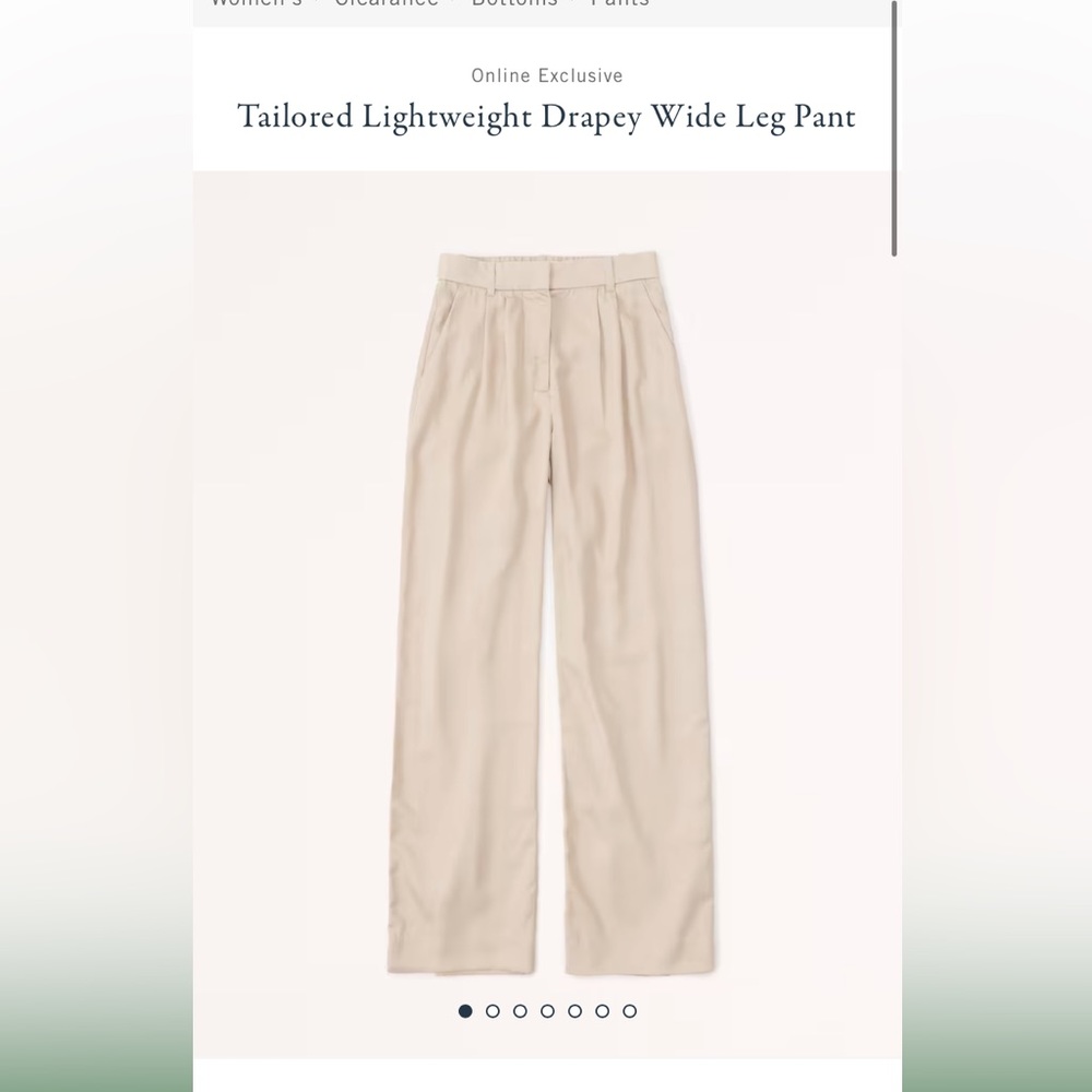Tailored pants